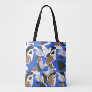 gevlekt tote bag