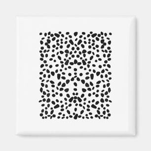 Gevlekt wit met zwarte stippen Dalmatische _1 Magneet