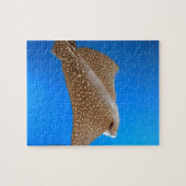 Gevlekte adelaarsrog onder water Galapagos paradij Legpuzzel (Horizontaal)