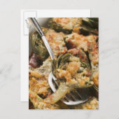 Gevlekte artisjokken met rooiing briefkaart (Voorkant / Achterkant)