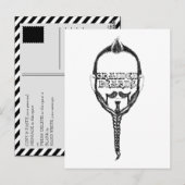 gevlekte baard briefkaart (Voorkant / Achterkant)