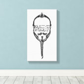 gevlekte baard canvas afdruk (Insitu (Houten vloer))