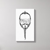 gevlekte baard canvas afdruk (Voorkant)