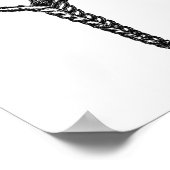 gevlekte baard poster (Hoek)