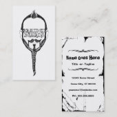 gevlekte baard visitekaartje (Voorkant / Achterkant)