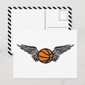 gevlekte basketbal briefkaart (Voorkant / Achterkant)