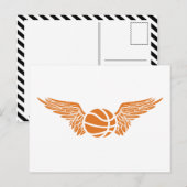 gevlekte basketbal briefkaart (Voorkant / Achterkant)