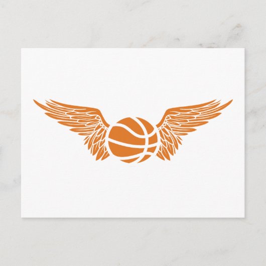 gevlekte basketbal briefkaart (Voorkant)