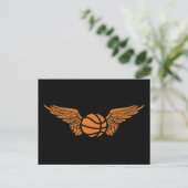 gevlekte basketbal briefkaart (Staand voorkant)