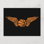gevlekte basketbal briefkaart (Voorkant)