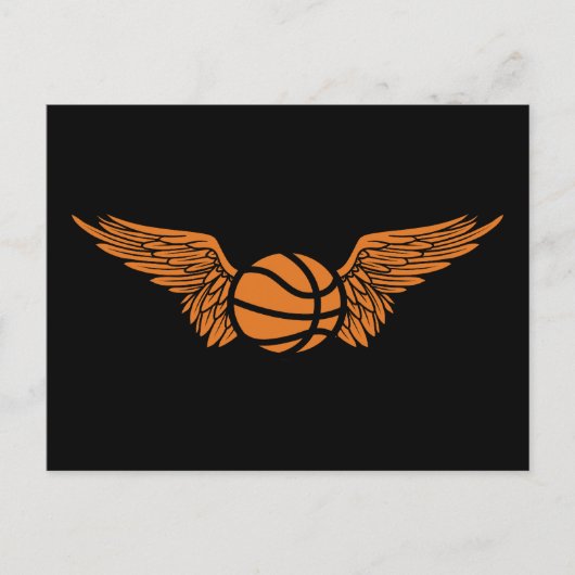 gevlekte basketbal briefkaart (Voorkant)