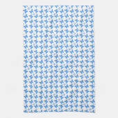 Gevlekte Blauwe Vlinders Theedoek (Verticaal)