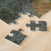 Gevlekte bosuil die rust in Spaans mos Legpuzzel (Zijkant)