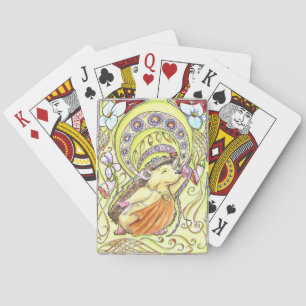 Gevlekte bosuil pokerkaarten