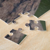 Gevlekte Bosuil- Roofvogel. Legpuzzel (Zijkant)