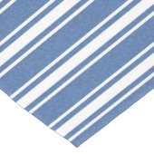 Gevlekte Calypso Blau Gestreepte Medium Tafelloper (Hoek)