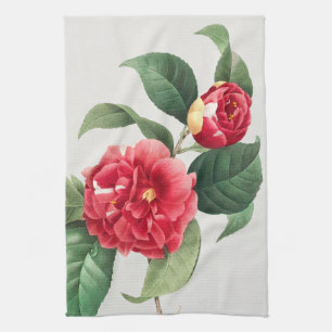 Gevlekte Camellia, Pierre-Joseph Redouté, 1833 Theedoek