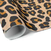 Gevlekte cheeta dierenprint cadeaupapier (Rol Hoek)