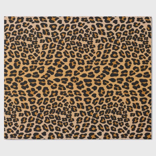 Gevlekte cheeta dierprint  cadeaupapier (Vlak)