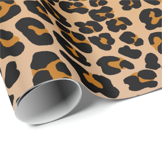 Gevlekte cheeta dierprint  cadeaupapier (Rol Hoek)