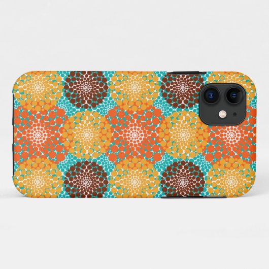 Gevlekte cirkels Case-Mate iPhone case (Achterkant (horizontaal))