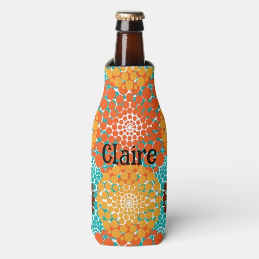Gevlekte cirkels flesjeskoeler (Fles Voorkant)