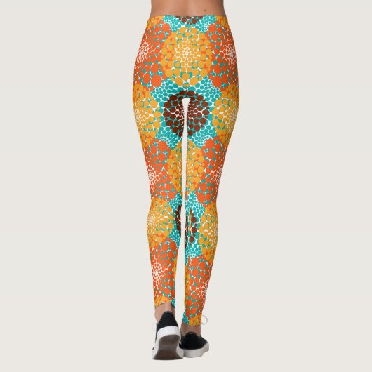 Gevlekte cirkels leggings (Achterkant)