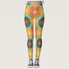 Gevlekte cirkels leggings
