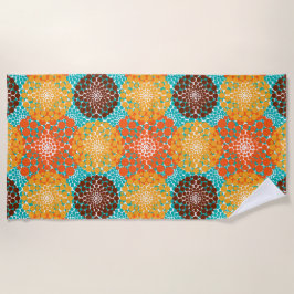 Gevlekte cirkels strandlaken