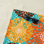 Gevlekte cirkels strandlaken (In situ)