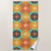 Gevlekte cirkels strandlaken (Voorkant)