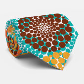 Gevlekte cirkels stropdas (Opgerold)