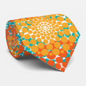 Gevlekte cirkels stropdas (Opgerold)