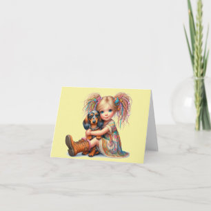 Gevlekte Dachshund Elke Gelegenheid Kaart