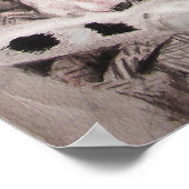 Gevlekte Dalmatiër Hond en Man honden cute Poster (Hoek)