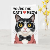 Gevlekte Das Kat Kaart (Gele Bloem)