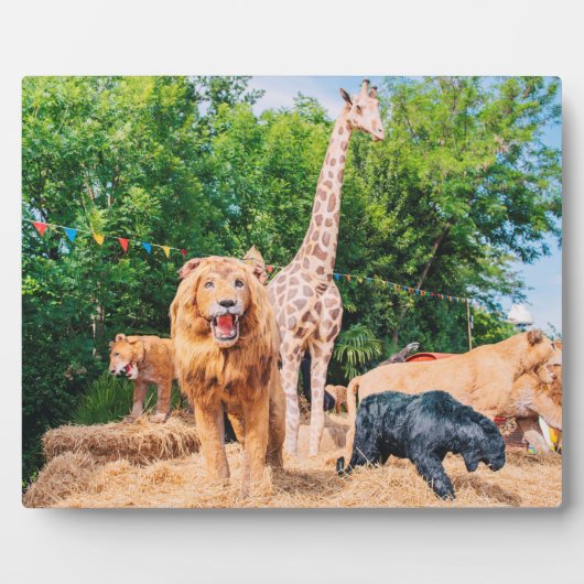 Gevlekte dieren fotoplaat (Voorkant)