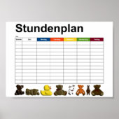 Gevlekte dieren/speelgoed poster (Voorkant)