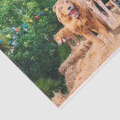 Gevlekte dieren tissuepapier (Detail)