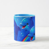 Gevlekte dolfijn mok (Midden)