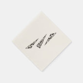 Gevlekte driehoeken papieren servetten (Hoek)