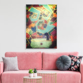 Gevlekte dromen canvas afdruk (Insitu (Woonkamer))