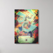 Gevlekte dromen canvas afdruk (Voorkant)