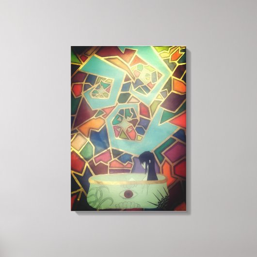 Gevlekte dromen canvas afdruk (Voorkant)