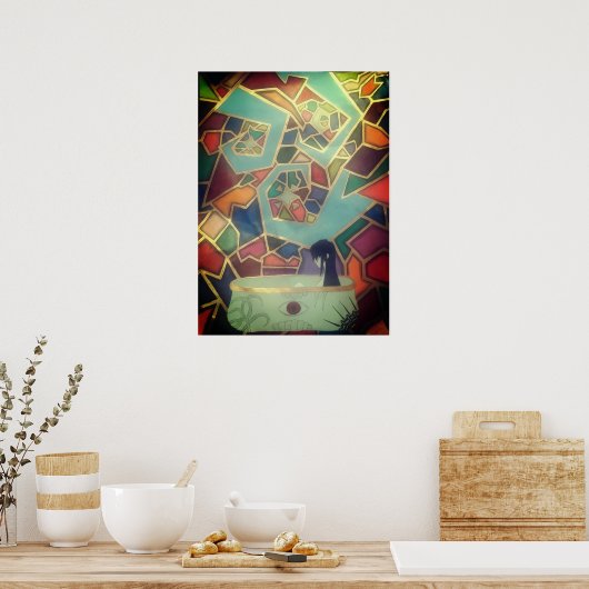 Gevlekte dromen poster (Keuken)