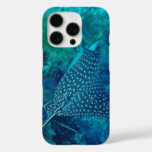 Gevlekte Eagle Ray iPhone Case (Achterkant)