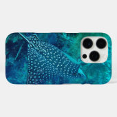 Gevlekte Eagle Ray iPhone Case (Achterkant (horizontaal))