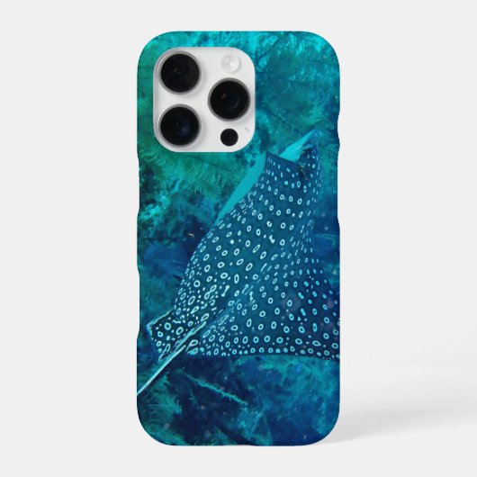 Gevlekte Eagle Ray iPhone Case Hoesje (Achterkant)