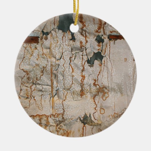 Gevlekte Elegantie Keramisch Ornament (Voorkant)