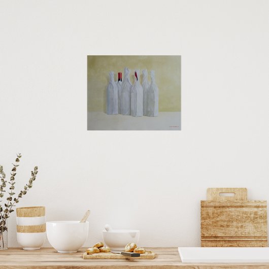 Gevlekte flessen nummer 2 1990 poster (Keuken)